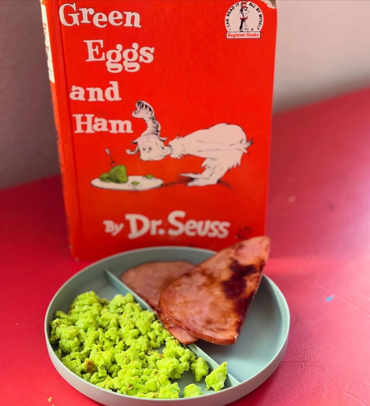 ✨Celebrating Dr. Seuss✨

📚We read them the book while the meal magically appeared from Sam-I-am! Right at Little &amp; Loved 

❤️Our littles loved seeing it come to life! 

#preschool #prek #earlylearningmatters