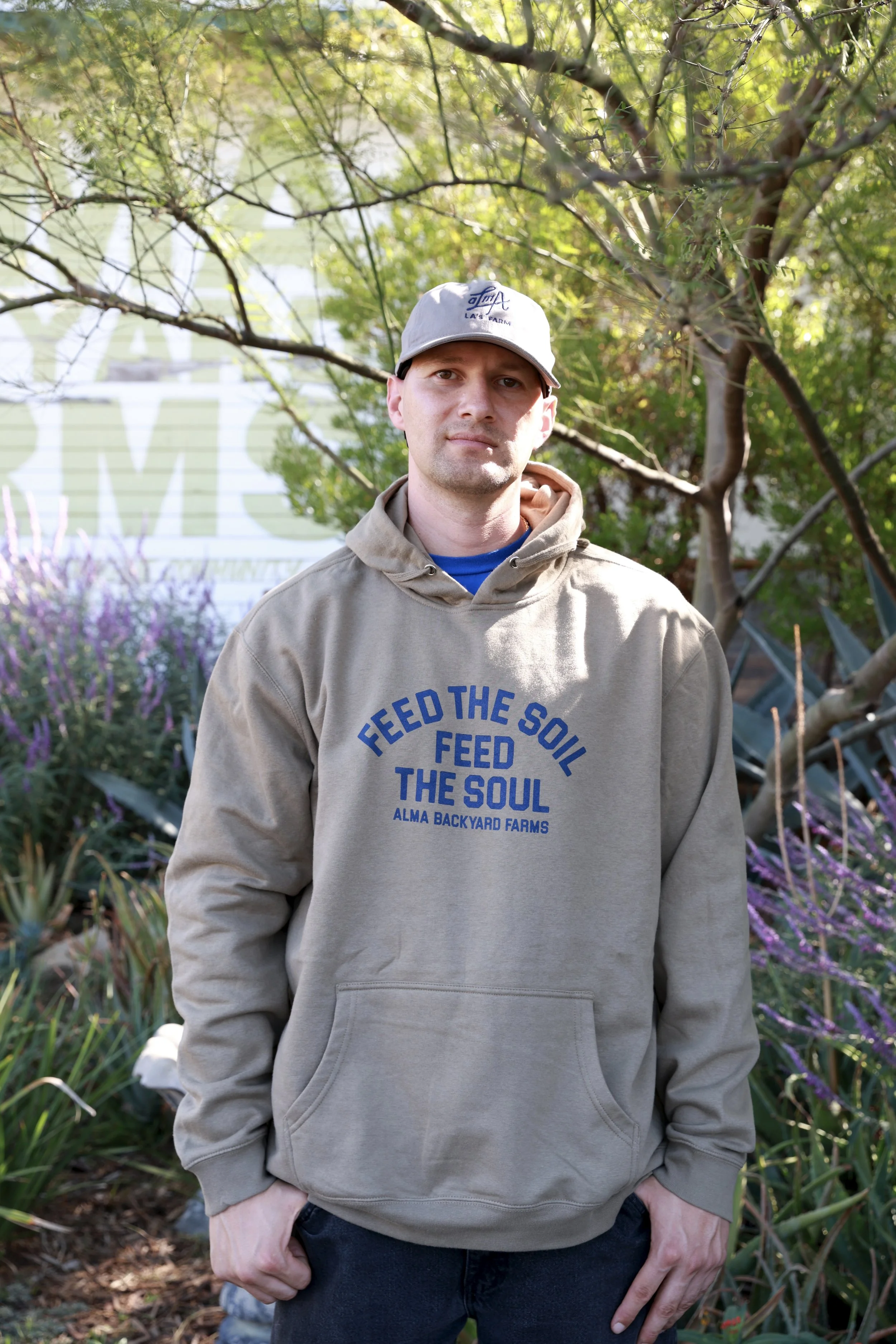Feed The Soil Feed The Soul Hoodie - Brown
