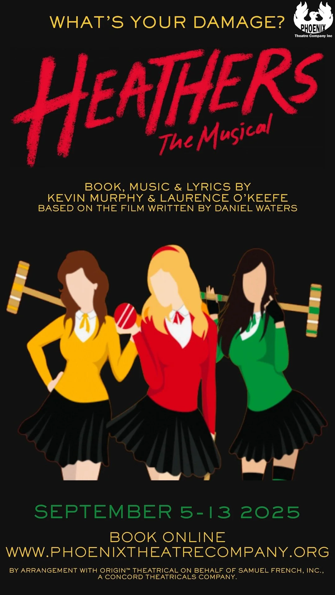 Dear Diary... Heathers is hitting the stage this week. It's not too late to see them so don't miss out!
5-13 September
Doncaster Playhouse
Tickets: www.phoenixtheatrecompany.org
Shot and edited: @manixmedia
#heathers #heathersmusical #phoenixthea