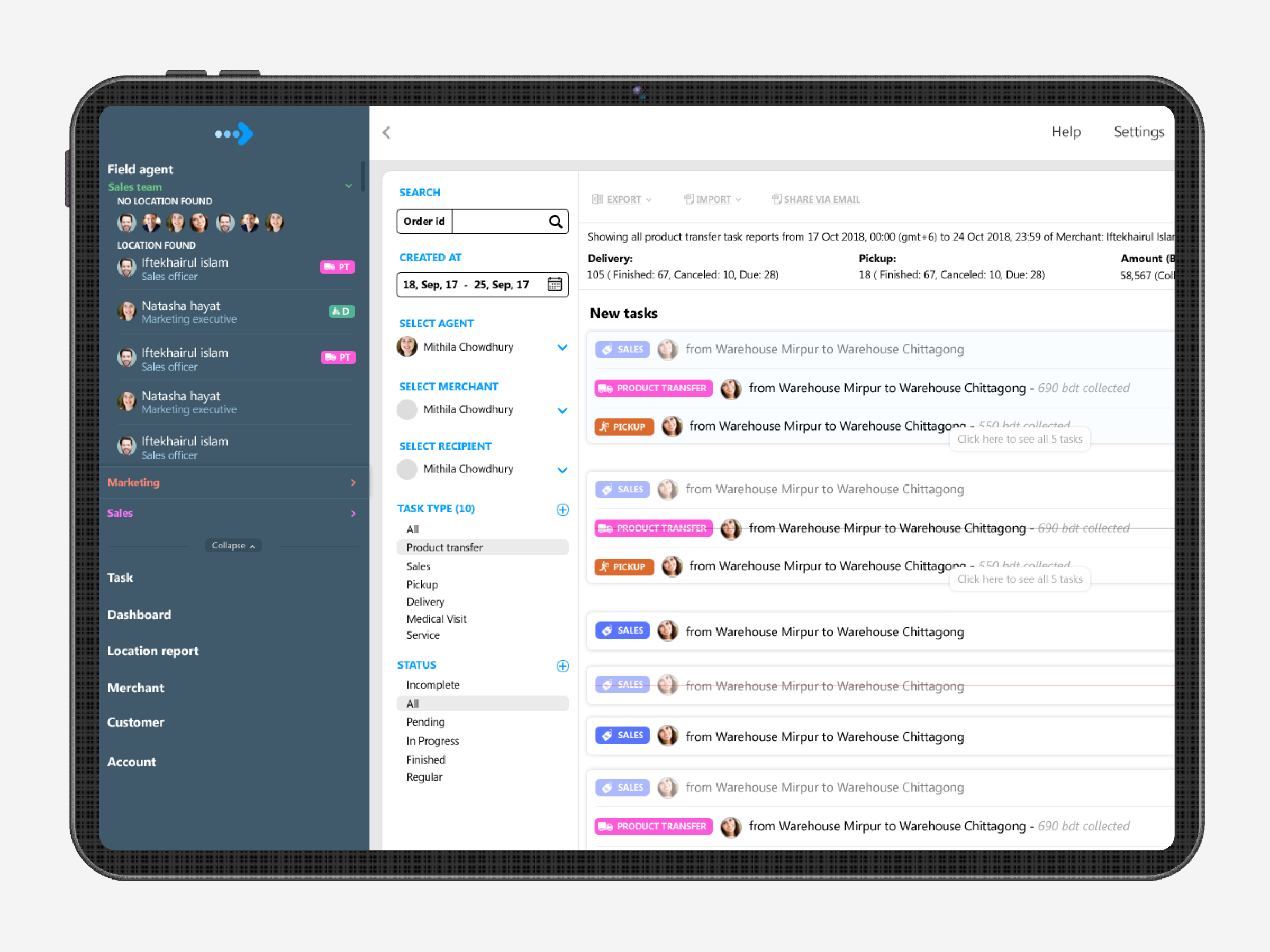 Enterprise Workforce Management Software UI & UX - MVP to 20K+ Users
