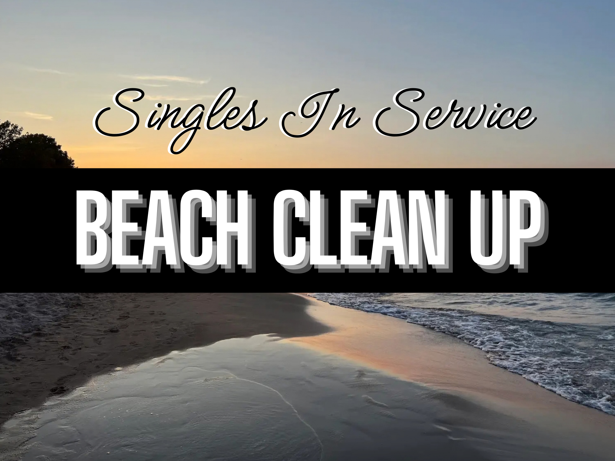 Singles in Service: Beach Clean-Up