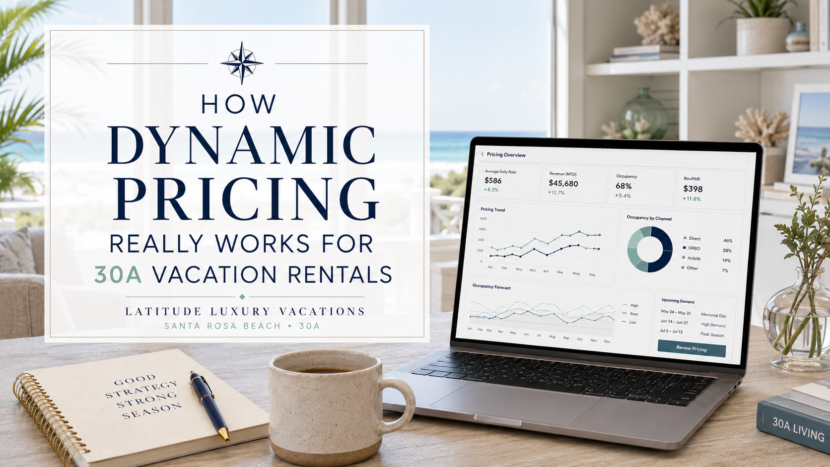 How Dynamic Pricing Really Works for 30A Vacation Rentals