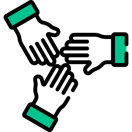 support (green and white) icon