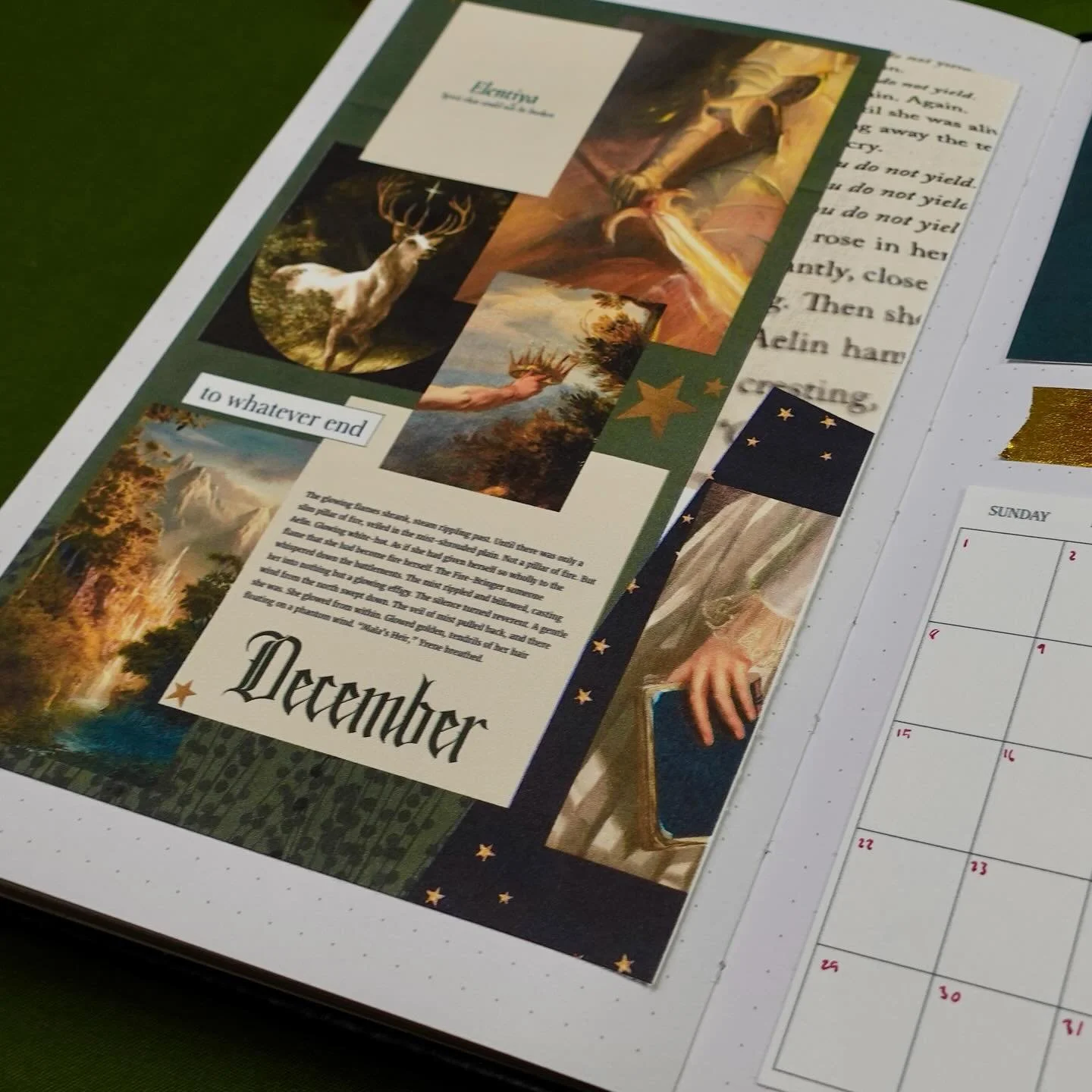 December: The theme this month is Aelin Ashryver Whitethorn Galathynius, and all the things that make her, well, HER.

Quotes included are 
&ldquo;To whatever end.&rdquo;
&ldquo;Elentiya - Spirit that could not be broken.&rdquo;
&ldquo;You do not Yie
