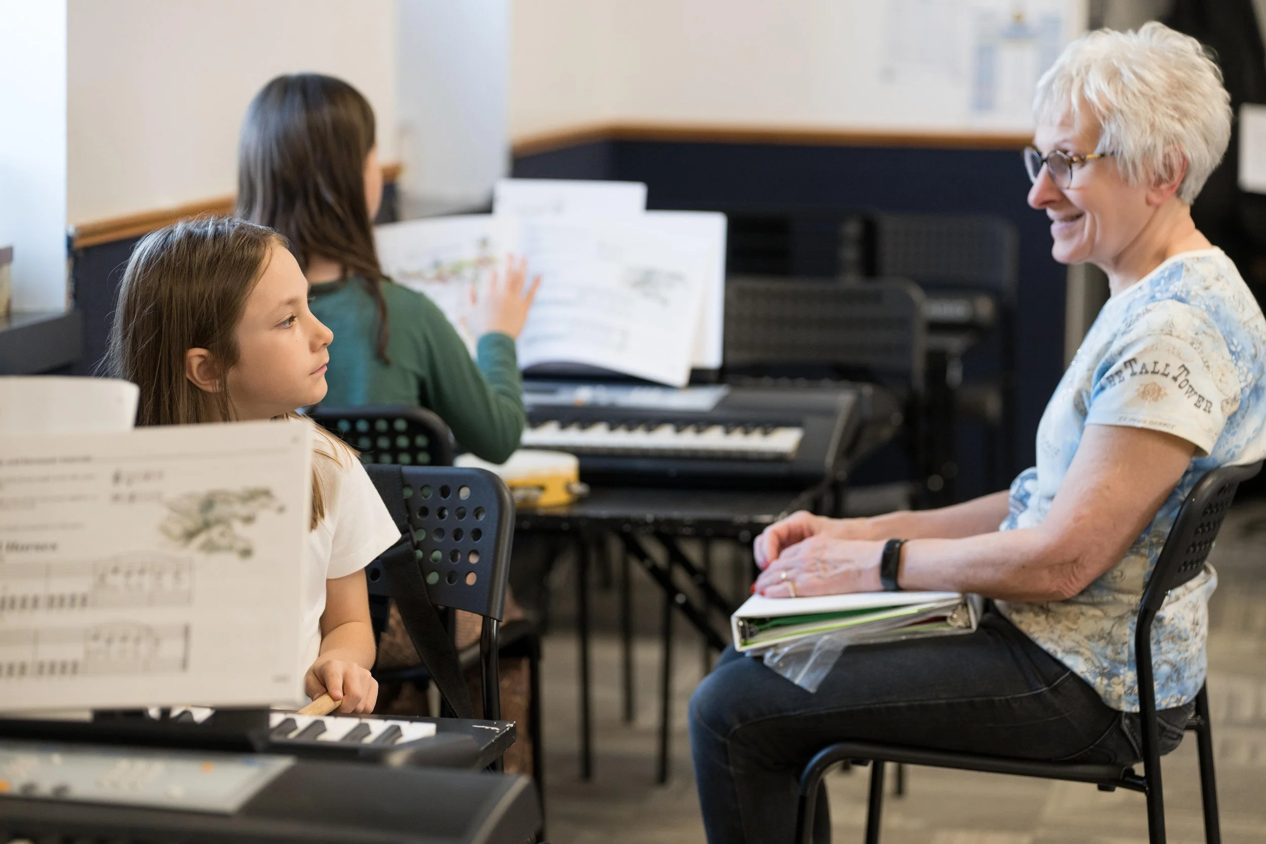 Grandparents can join the fun too, participating alongside their grandchild as they learn and grow through music.
