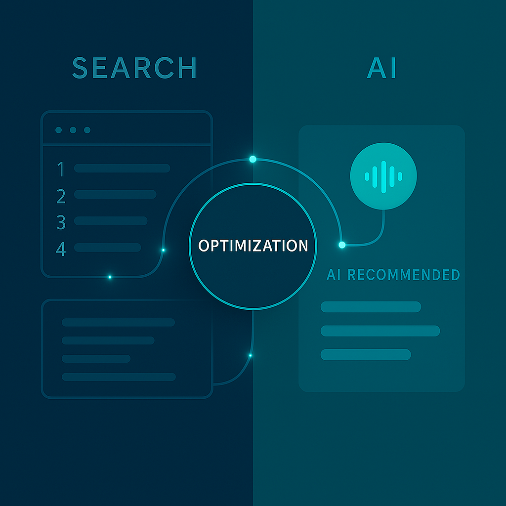 We optimize your content for both traditional search engines and emerging AI platforms, ensuring you're discoverable everywhere that matters.