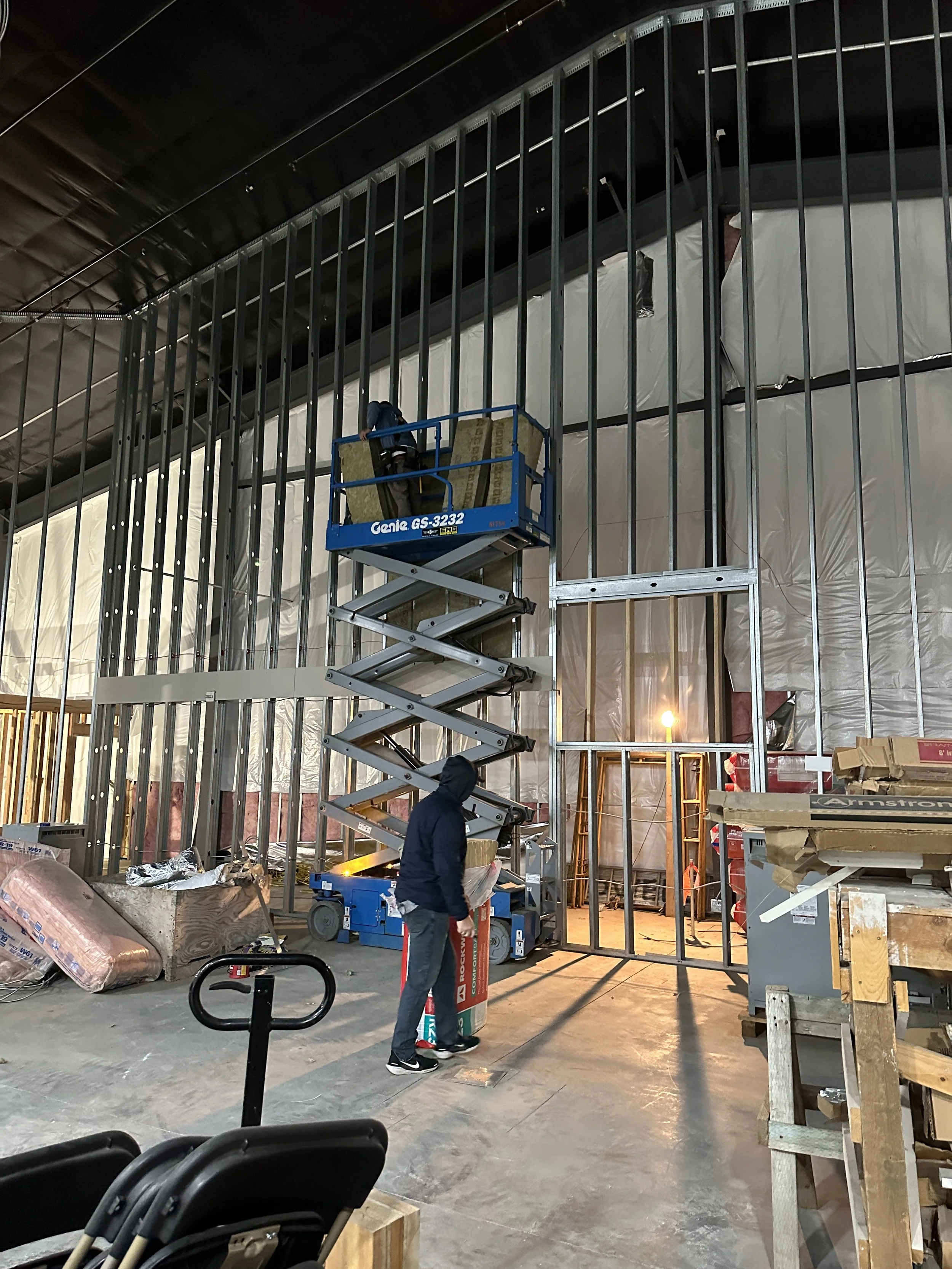 Using the lift for insulation