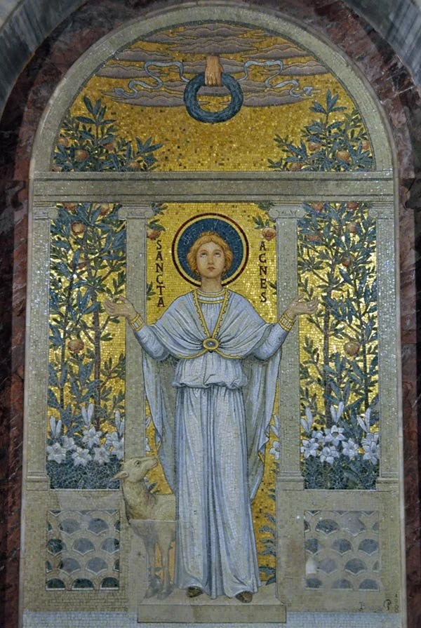 Mosaic of St Agnes