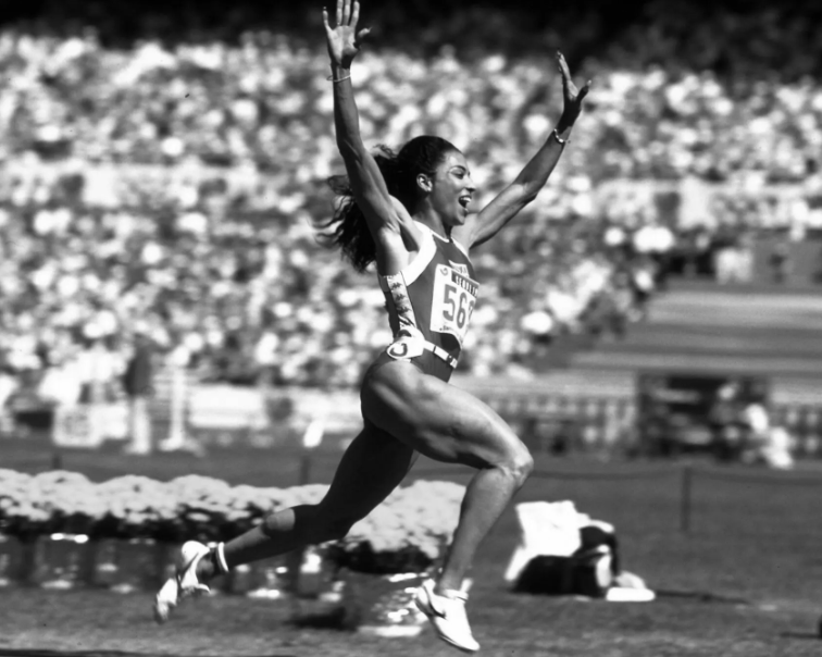 FloJo set world records in the 100m and 200m at the 1988 Seoul Olympics that still stand to this day. She redefined what was considered physically possible for women in sprinting while also bringing a bold, glamorous personal style that made women's 