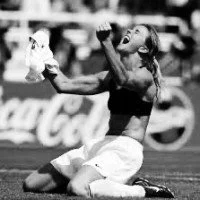 Brandi Chastain became one of the most recognizable figures in women's sports history after her game-winning penalty kick clinched the 1999 Women's World Cup for the U.S. over China, capped by a celebratory pose that turned into one of the most iconi