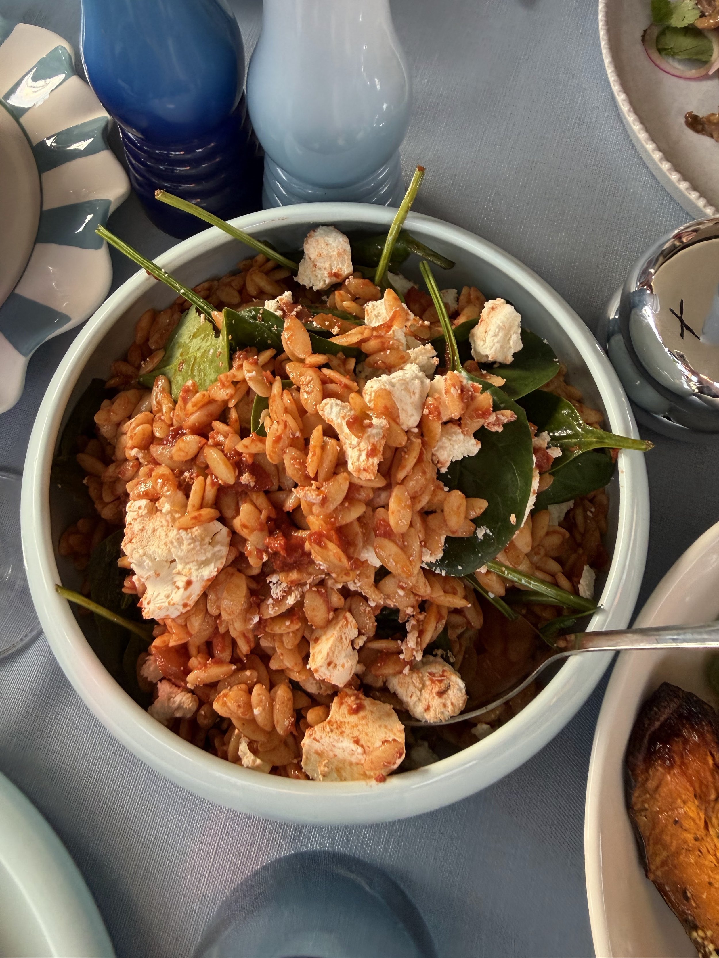 Orzo Salad (v)