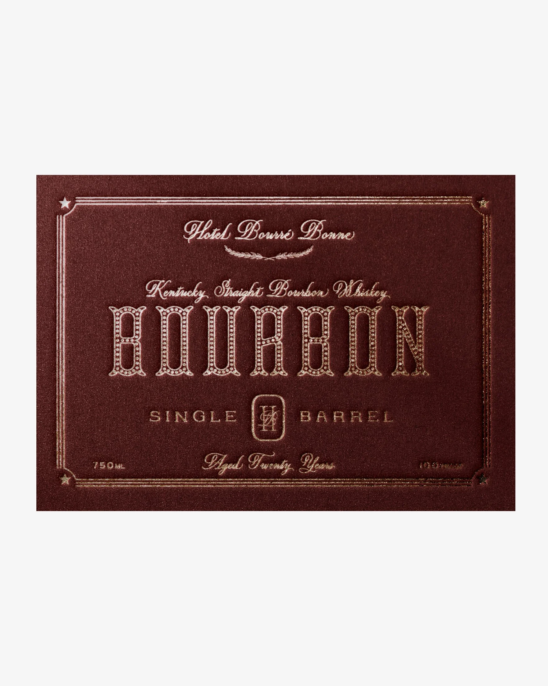 Bourbon Label