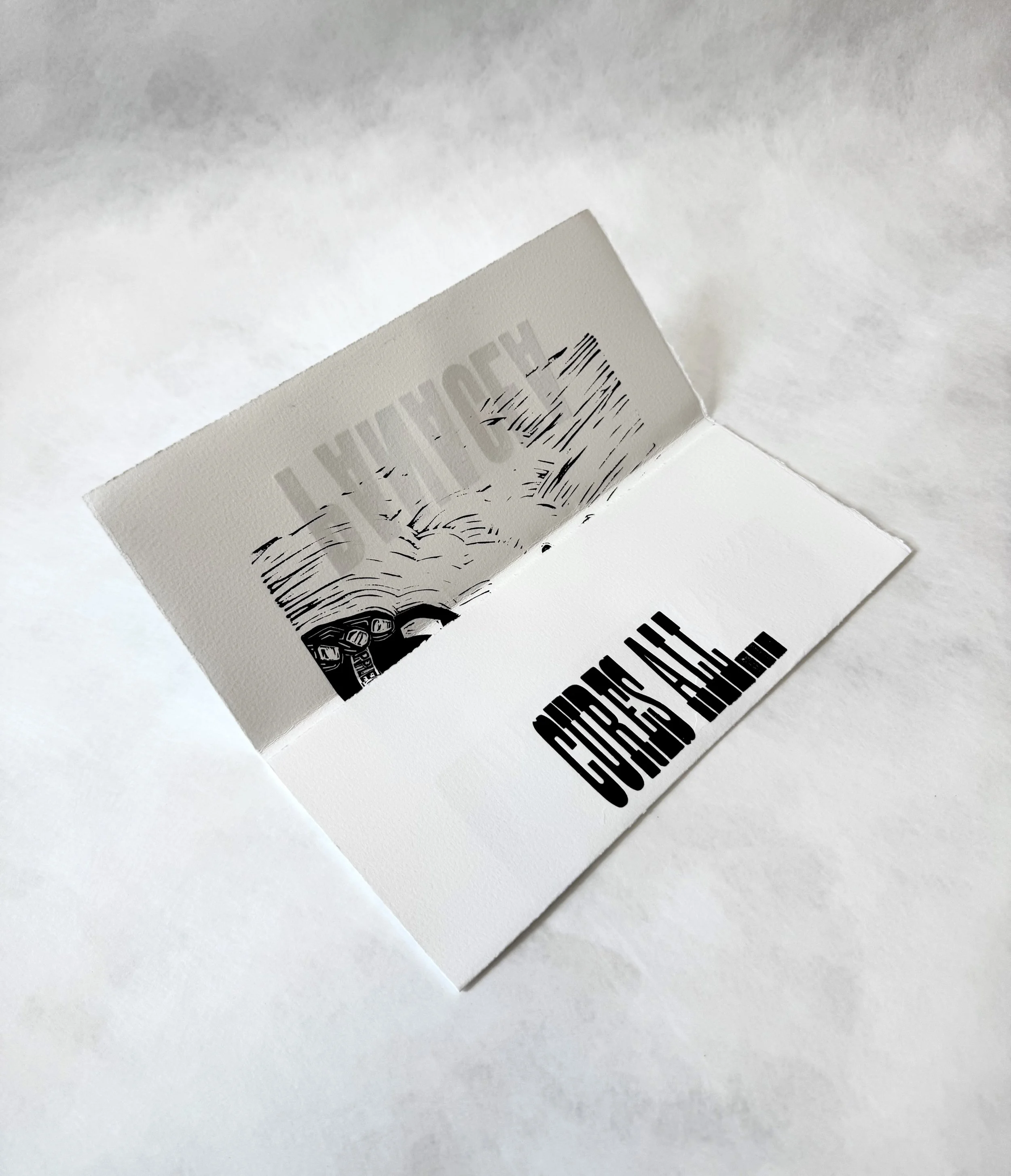 "Panacea", Letterpress