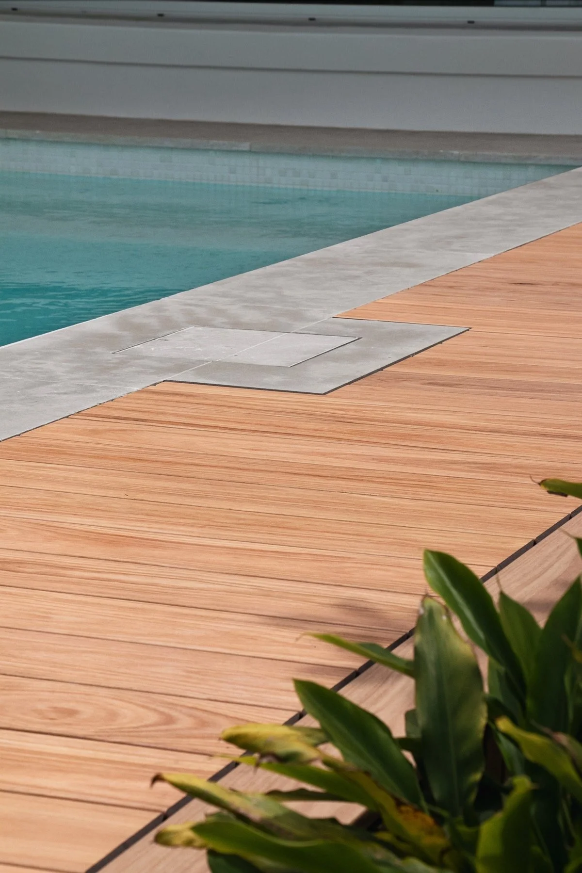 composite decking and custom pool coping detail, pool renovation specialists Sutherland Shire NSW