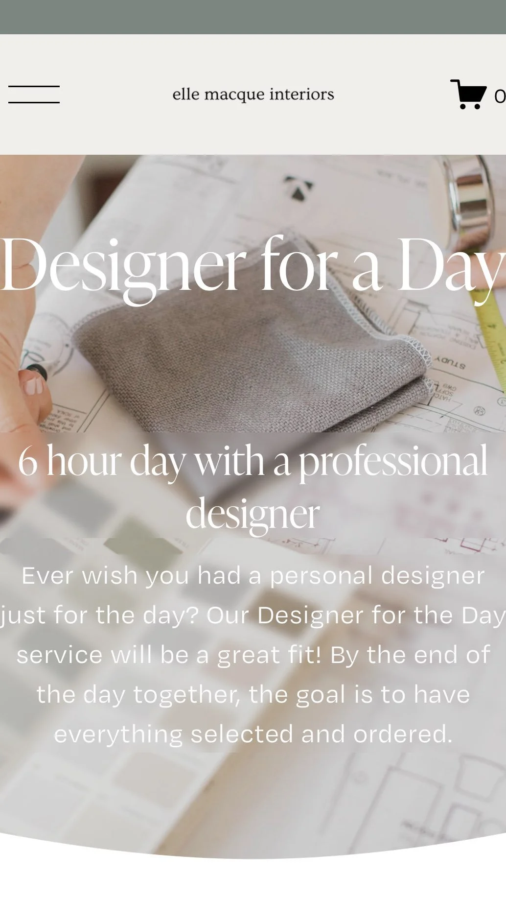 Have you met our friend, Designer for a Day? 🥂
What’s included:
✨Free 15-minute Discovery Call to understand your needs and outline a game plan
✨Design Questionnaire to help us prepare and maximize our time together
✨One Full-Day (6-Hour)
