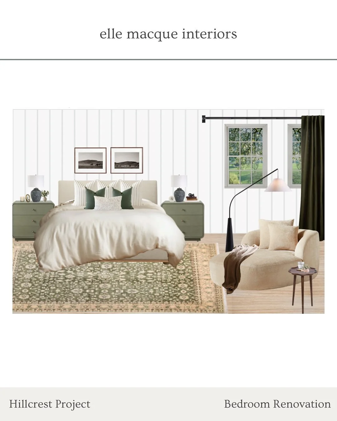*Hold and Swipe the 3 dots to break down and build a bedroom design!*
Just a little fun in a Wednesday before we send off a detailed design plan for our San Diego based virtual client ☀️
. . . . .
You’ve got the dreams, we’ve got the