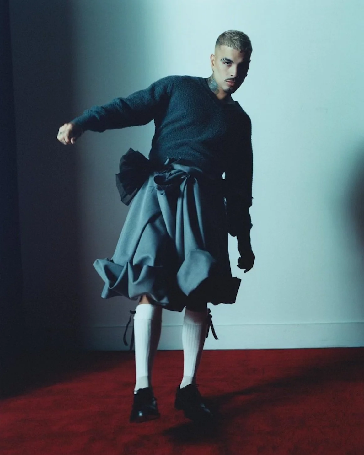 Rauw Alejandro styled by Chloe and Chenelle