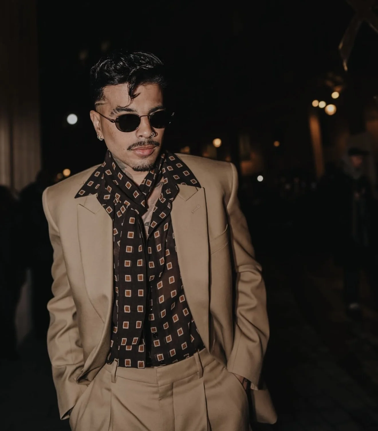 Rauw Alejandro styled by Chloe and Chenelle