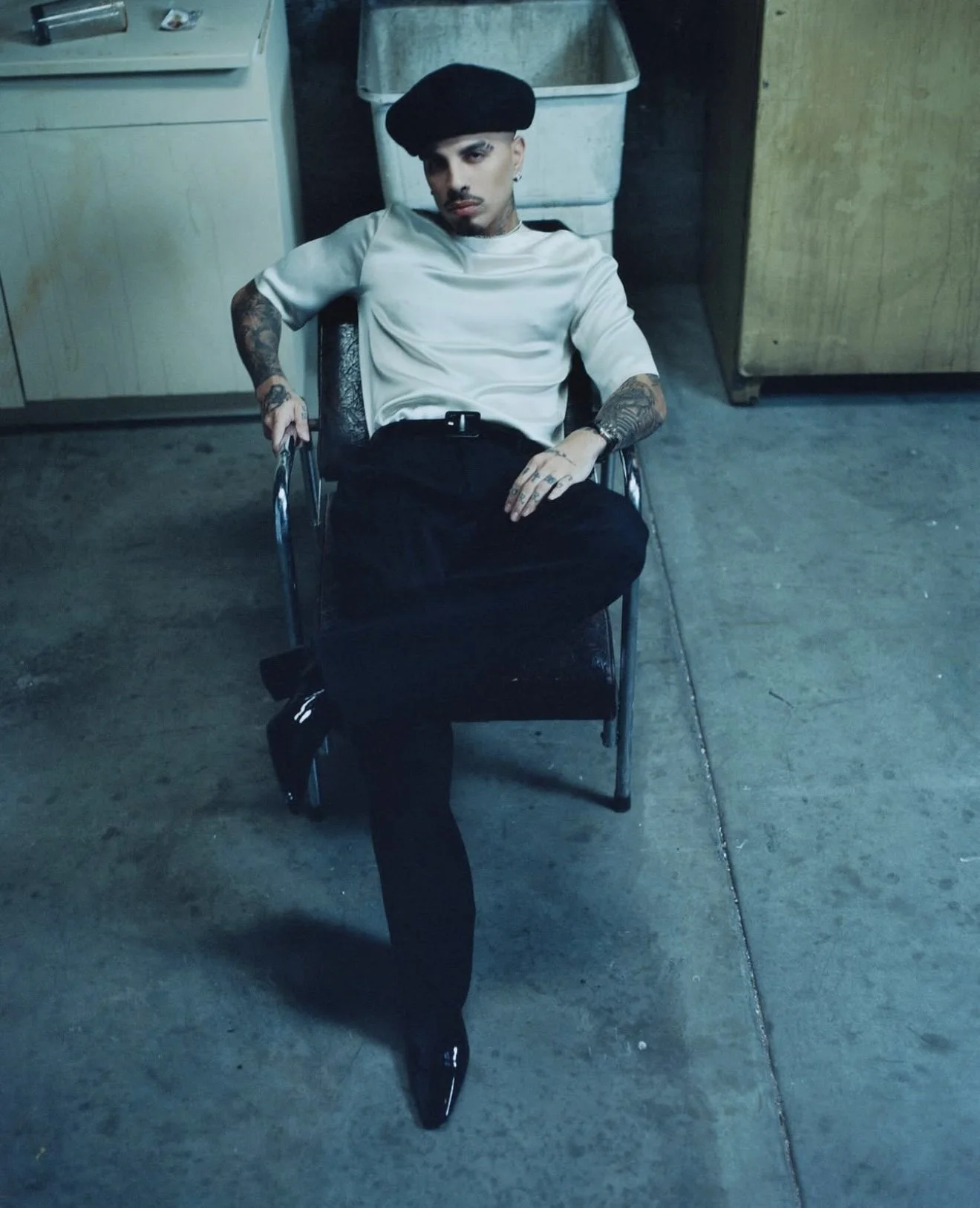 Rauw Alejandro styled by Chloe and Chenelle