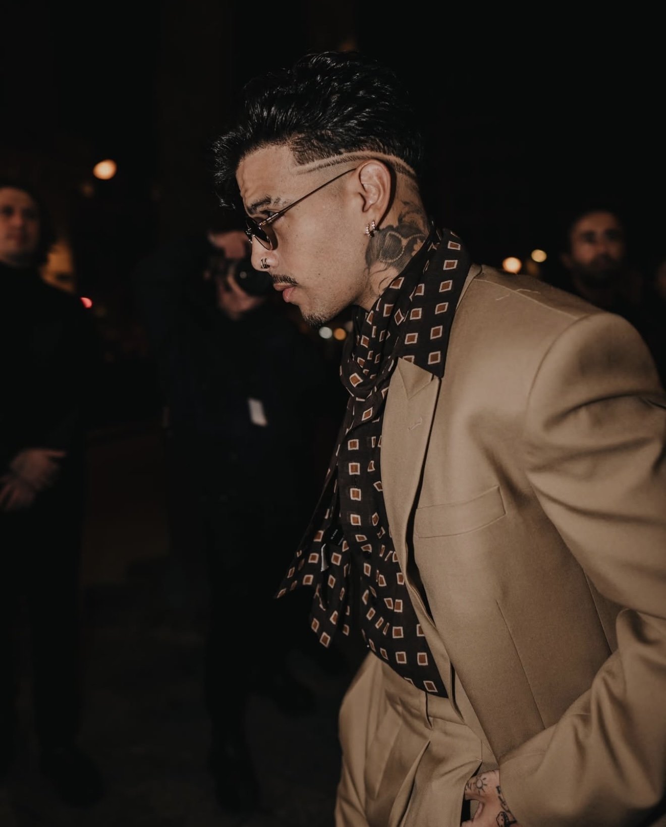 Rauw Alejandro styled by Chloe and Chenelle