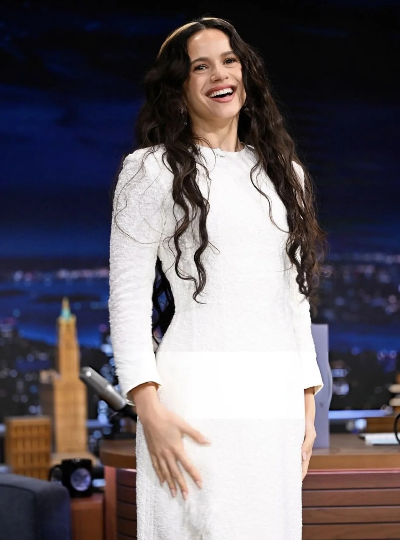 Rosalia for Jimmy Fallon styled by Chloe and Chenelle