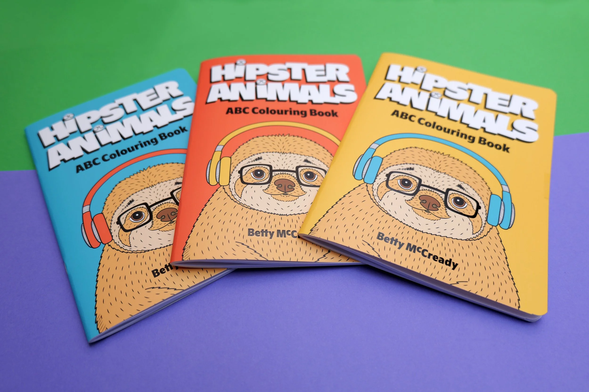 Hipster Animals Colouring Book