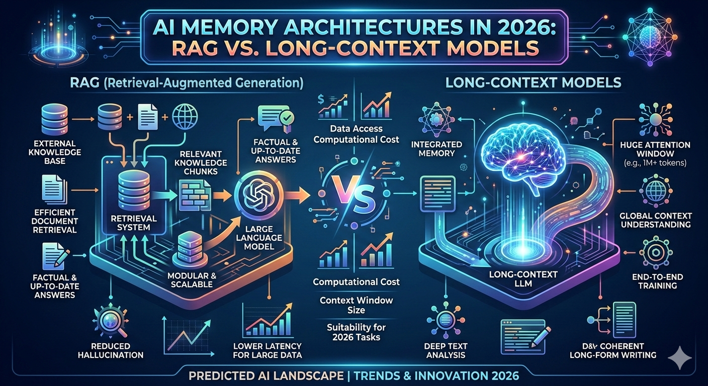 AI Memory Architectures in 2026: RAG vs. Long-Context Models
