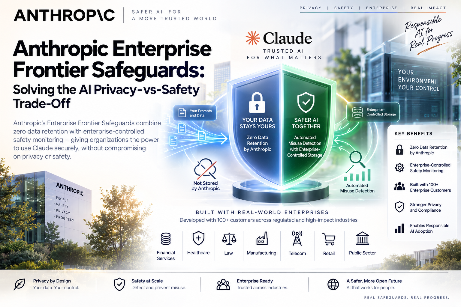 Anthropic Enterprise Frontier Safeguards: Solving the AI Privacy-vs-Safety Trade-Off