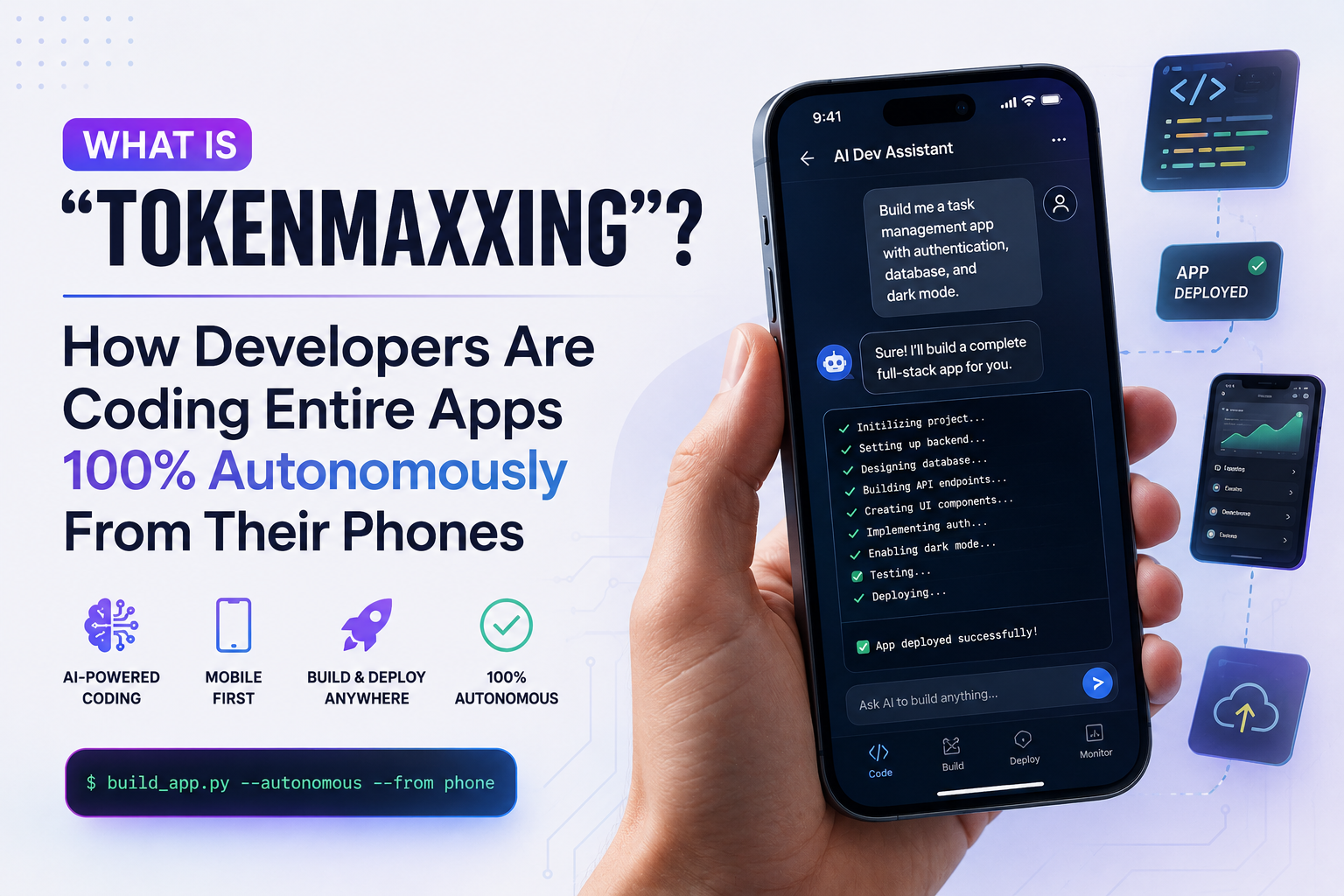 What is "Tokenmaxxing"? How Developers Are Coding Entire Apps 100% Autonomously From Their Phones