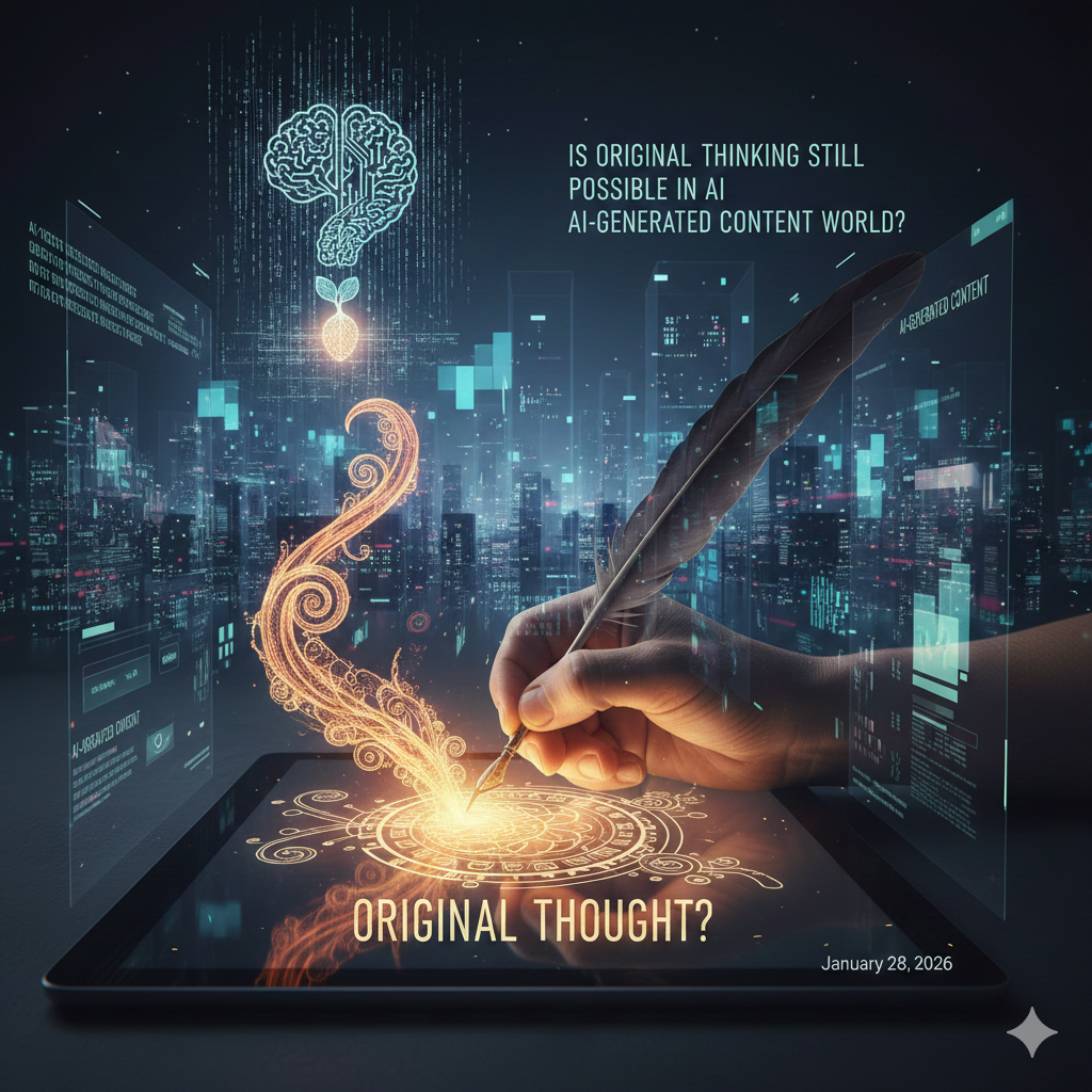 Is Original Thinking Still Possible in an AI-Generated Content World?