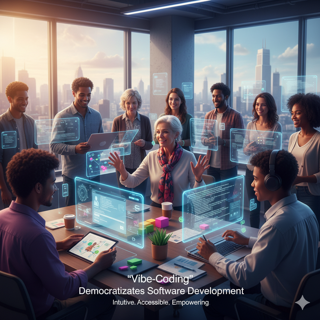 "Vibe-Coding" Democratizes Software Development: A New Era of Accessibility