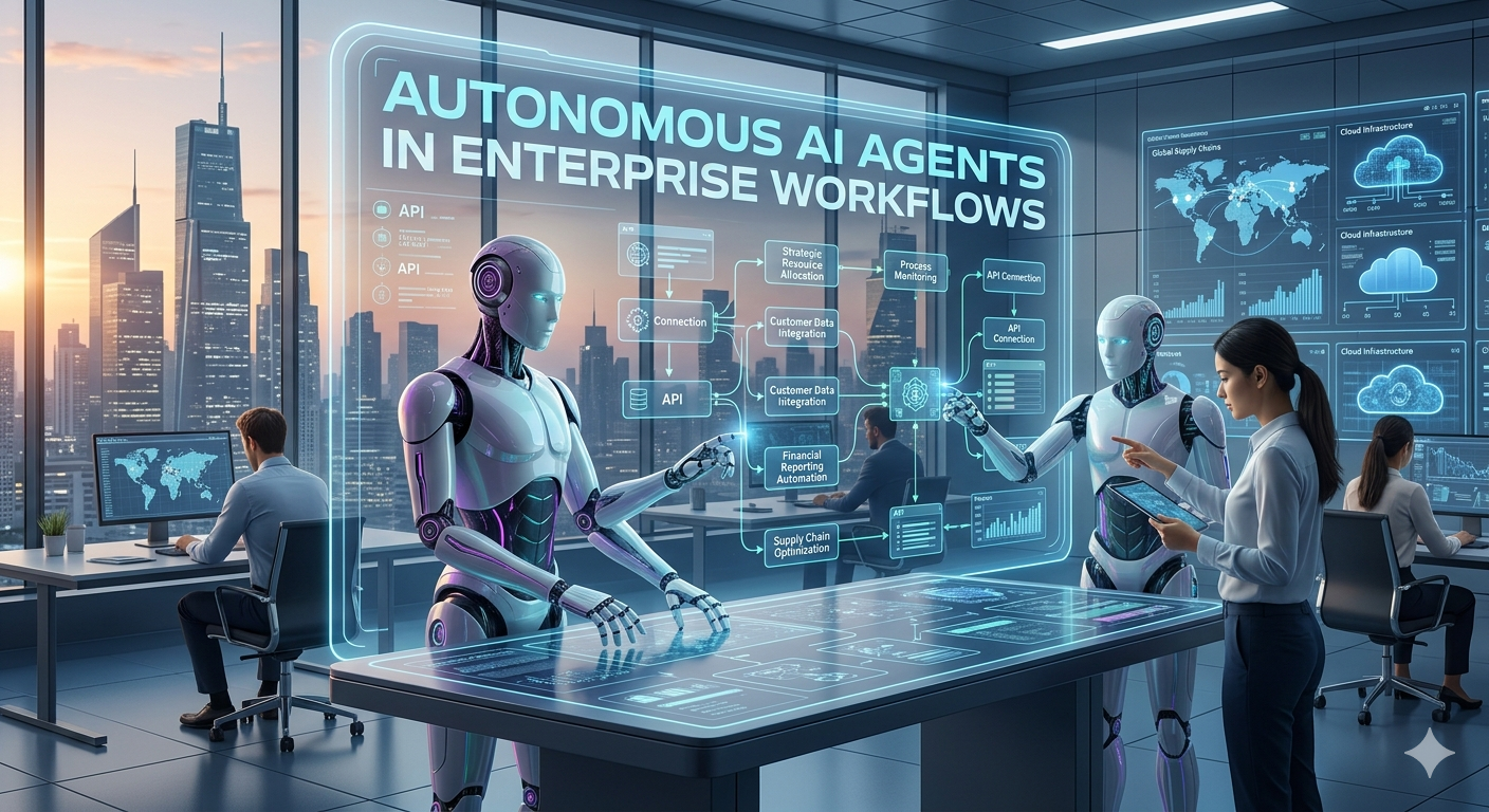 The Rise of Autonomous AI Agents in Enterprise Workflows