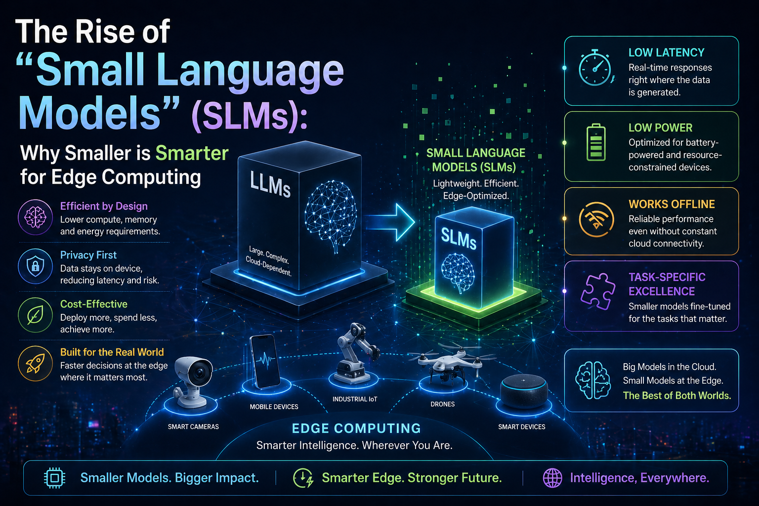 The Rise of "Small Language Models" (SLMs): Why Smaller is Smarter for Edge Computing