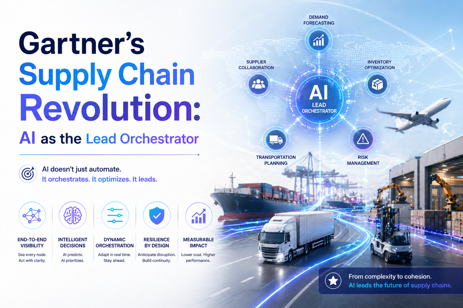 Gartner’s Supply Chain Revolution: AI as the Lead Orchestrator