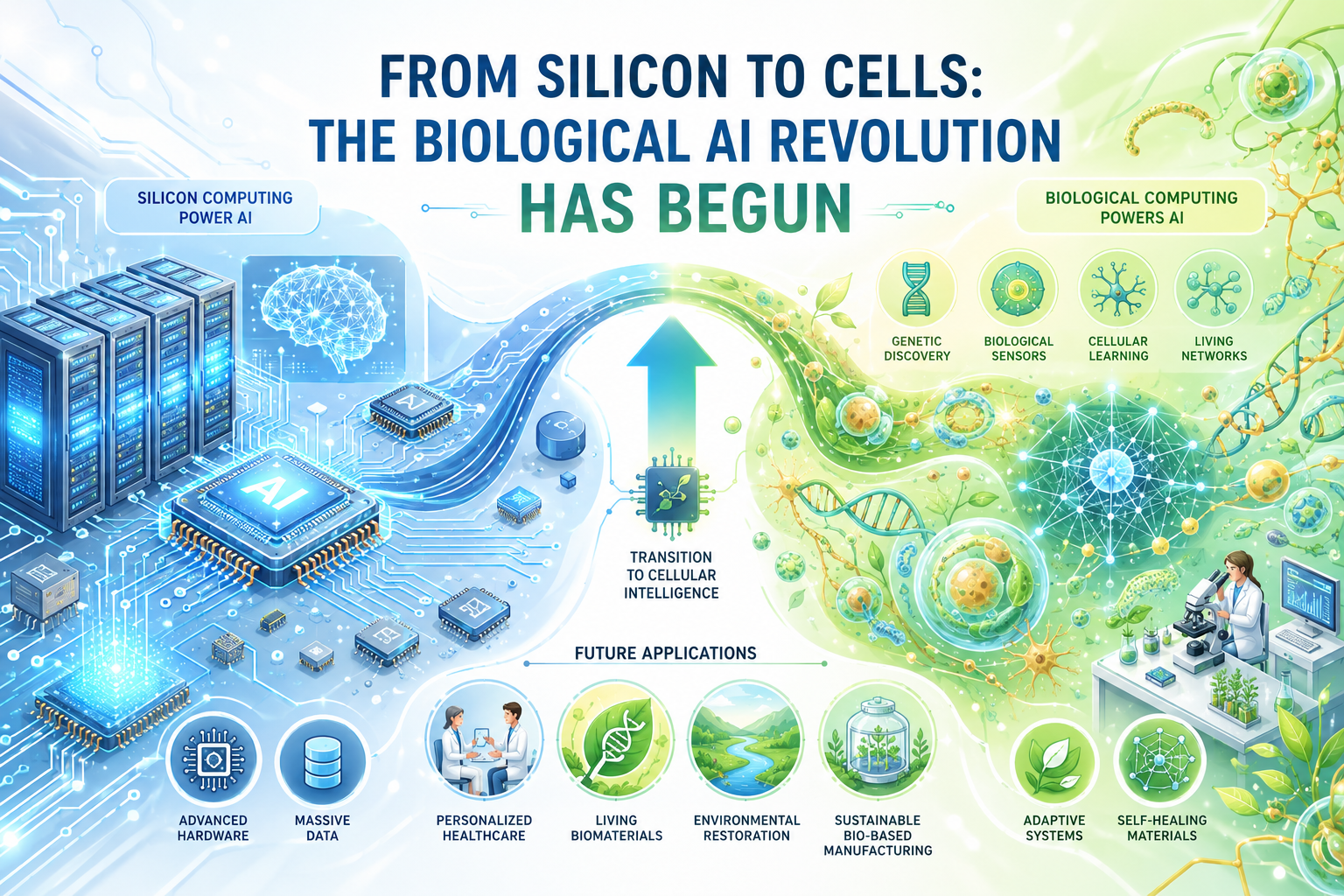 From Silicon to Cells: The Biological AI Revolution Has Begun