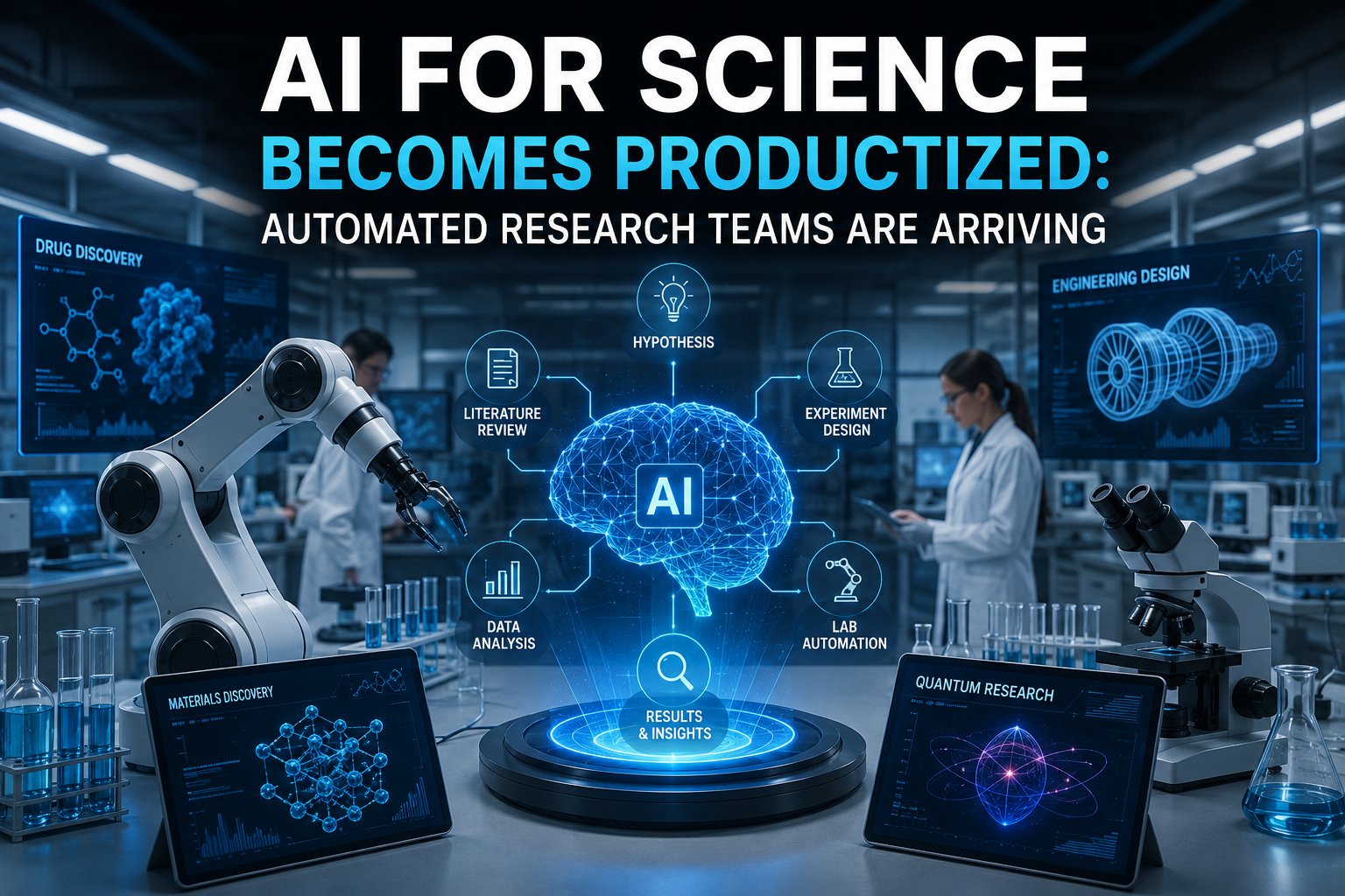 AI for Science Becomes Productized: Automated Research Teams Are Arriving