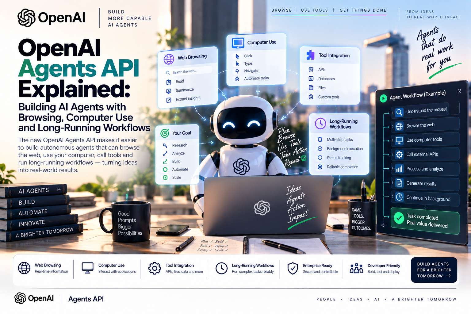 OpenAI Agents API Explained: Building AI Agents with Browsing, Computer Use and Long-Running Workflows