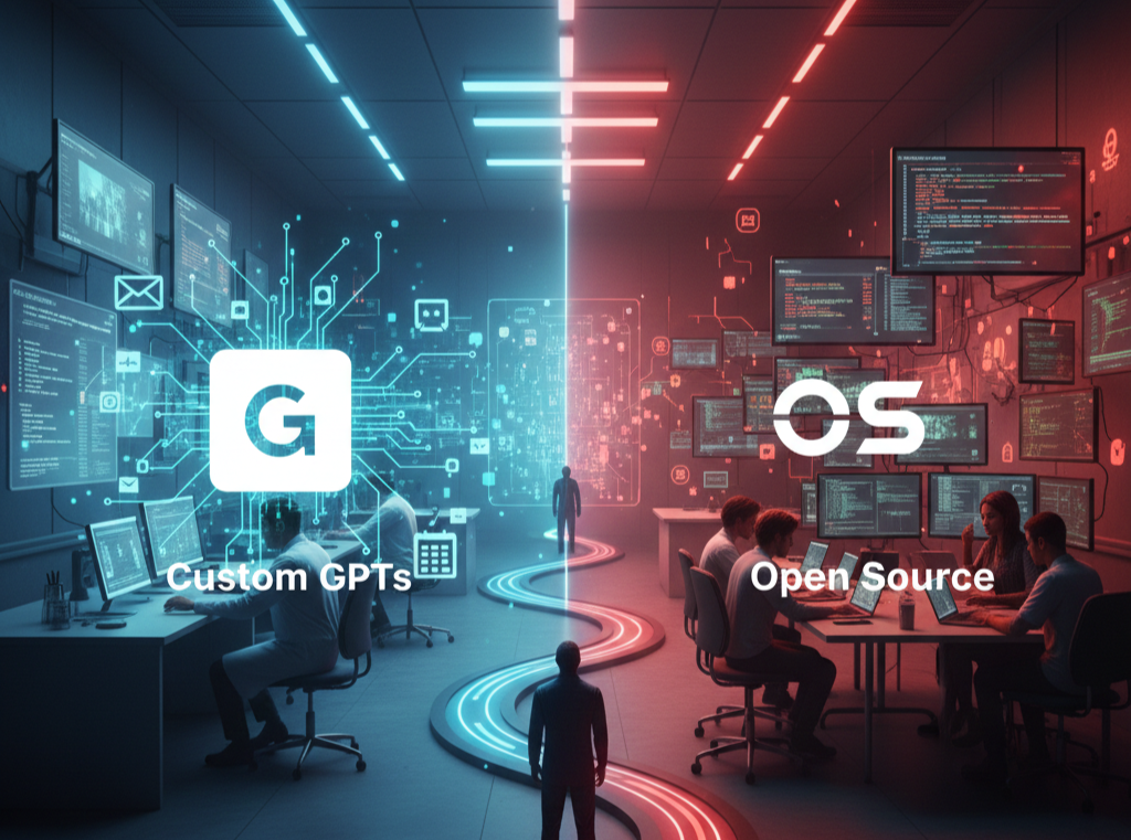 Custom GPTs vs. Open Source: Choosing the Right Path for Your Internal Tools