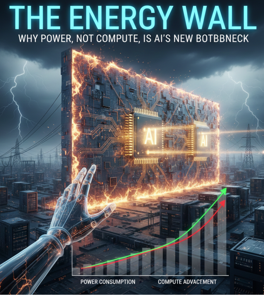 The Energy Wall: Why Power, Not Compute, is AI’s New Bottleneck
