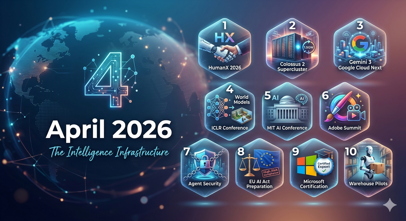 The Intelligence Infrastructure: Top 10 Planned AI Events of April 2026