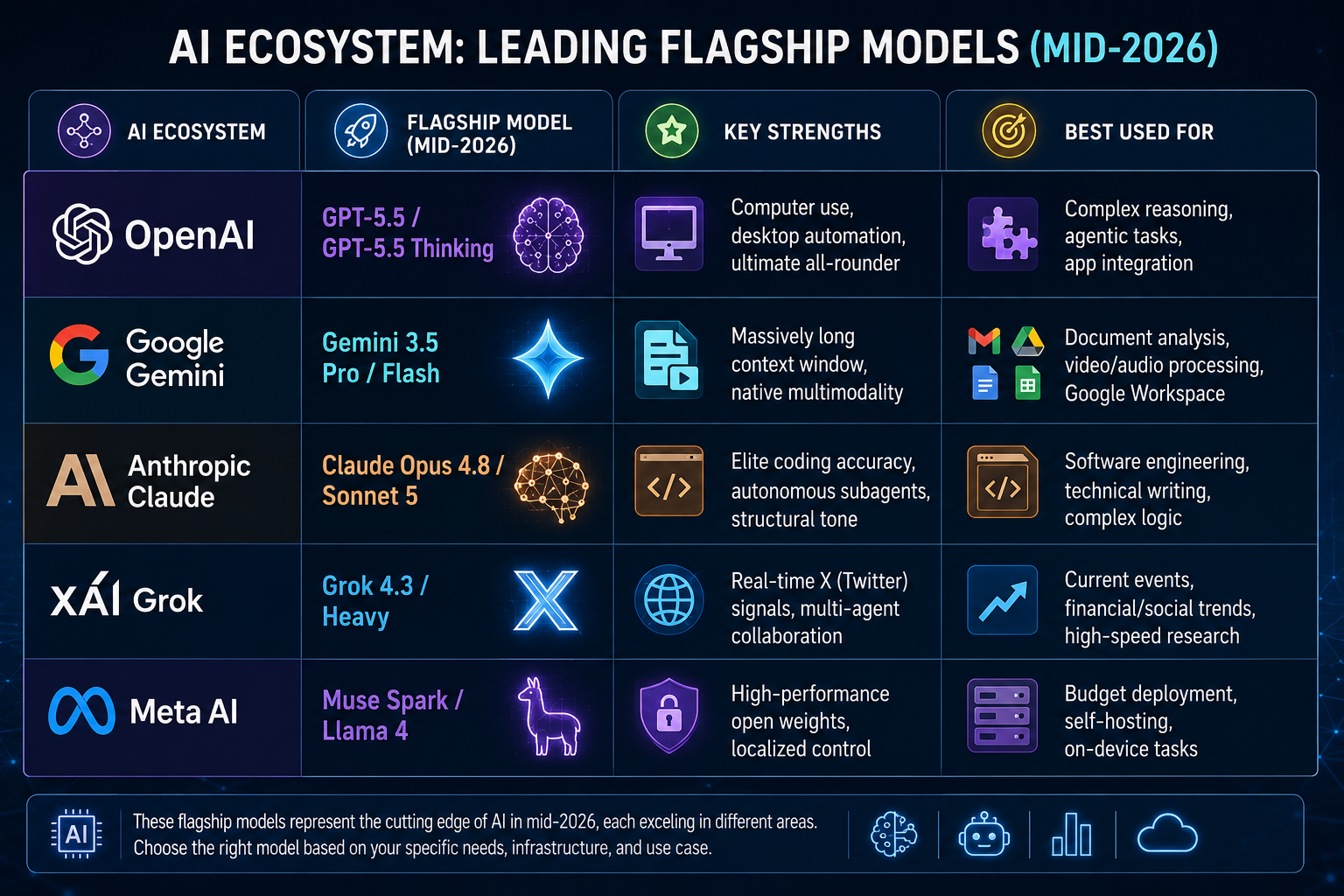OpenAI vs Google Gemini vs Claude vs Grok vs Meta AI: Complete ...