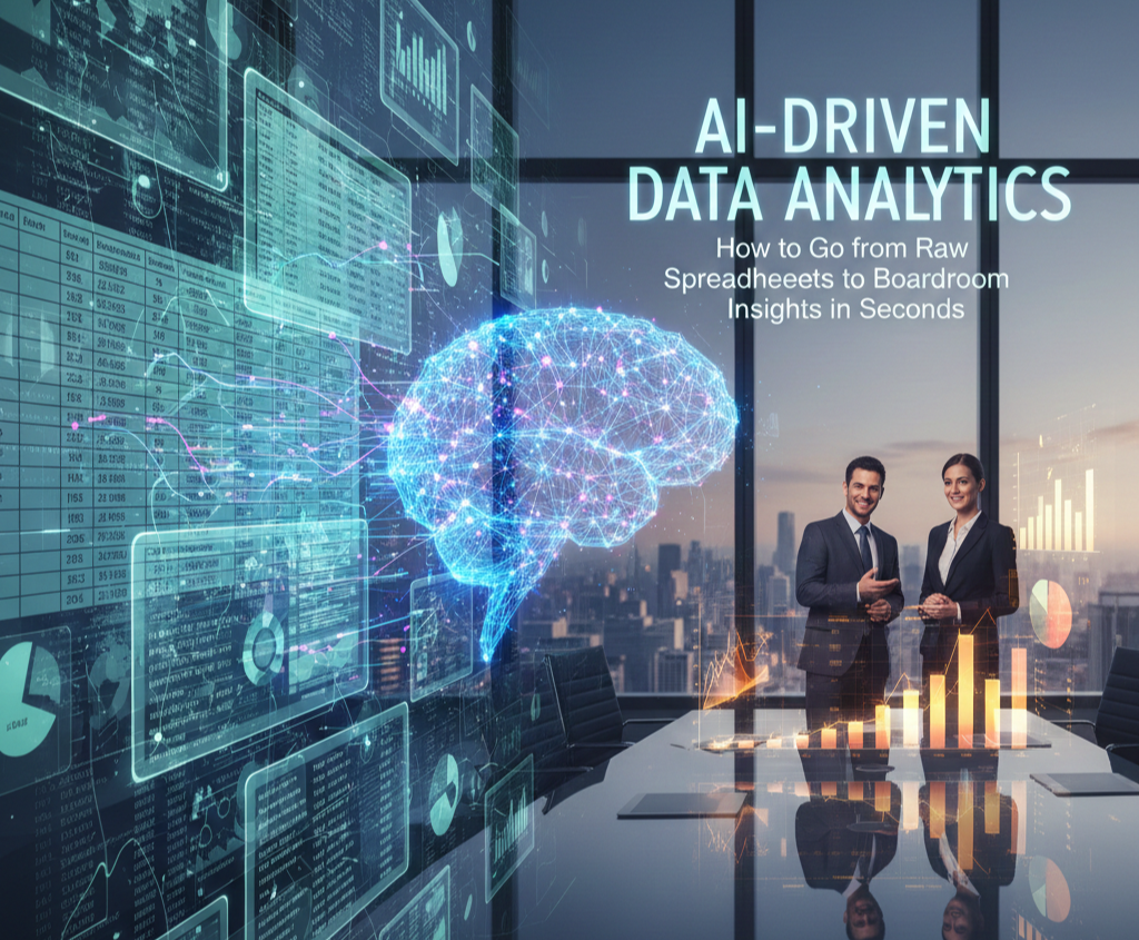AI-Driven Data Analytics: How to Go from Raw Spreadsheets to Boardroom Insights in Seconds