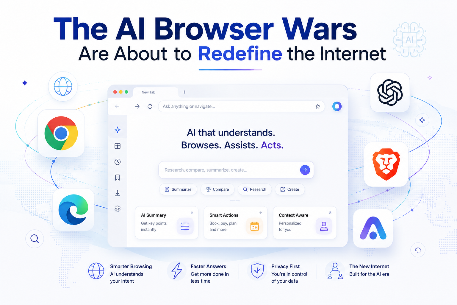The AI Browser Wars Are About to Redefine the Internet