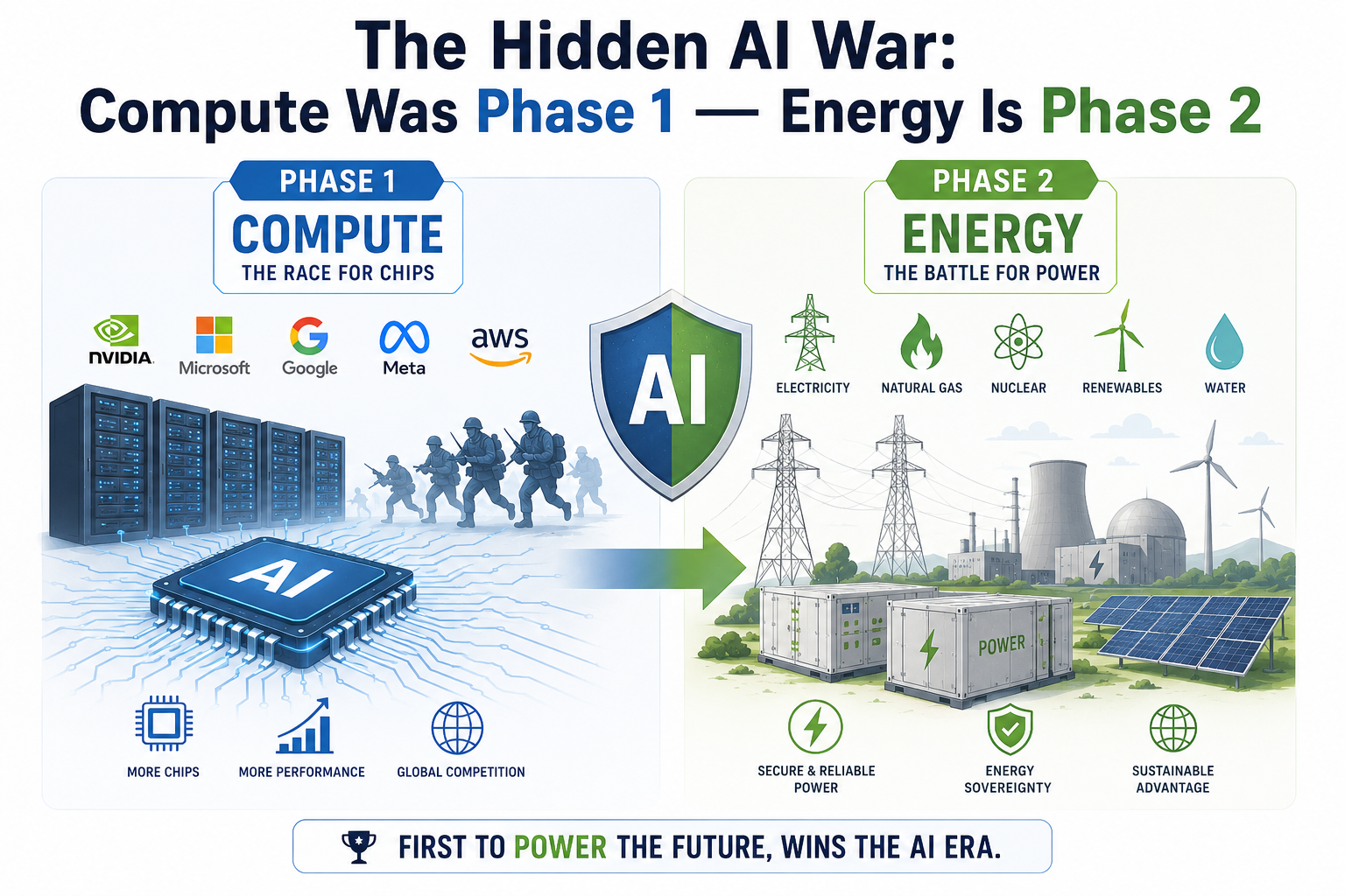 The Hidden AI War: Compute Was Phase 1 — Energy Is Phase 2