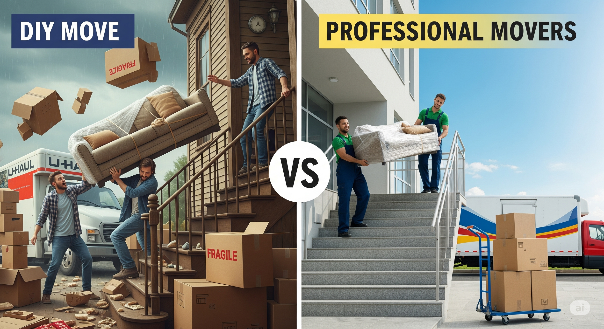 DIY Move vs. Pro Movers in Brisbane: The Real Cost (Spoiler: DIY Is Rarely Cheaper)
