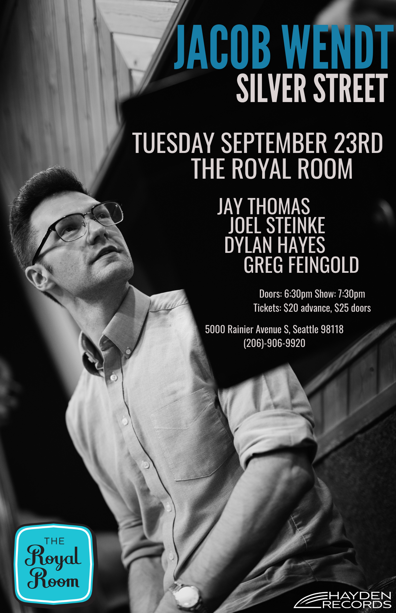 Jacob Wendt Quintet @ The Royal Room