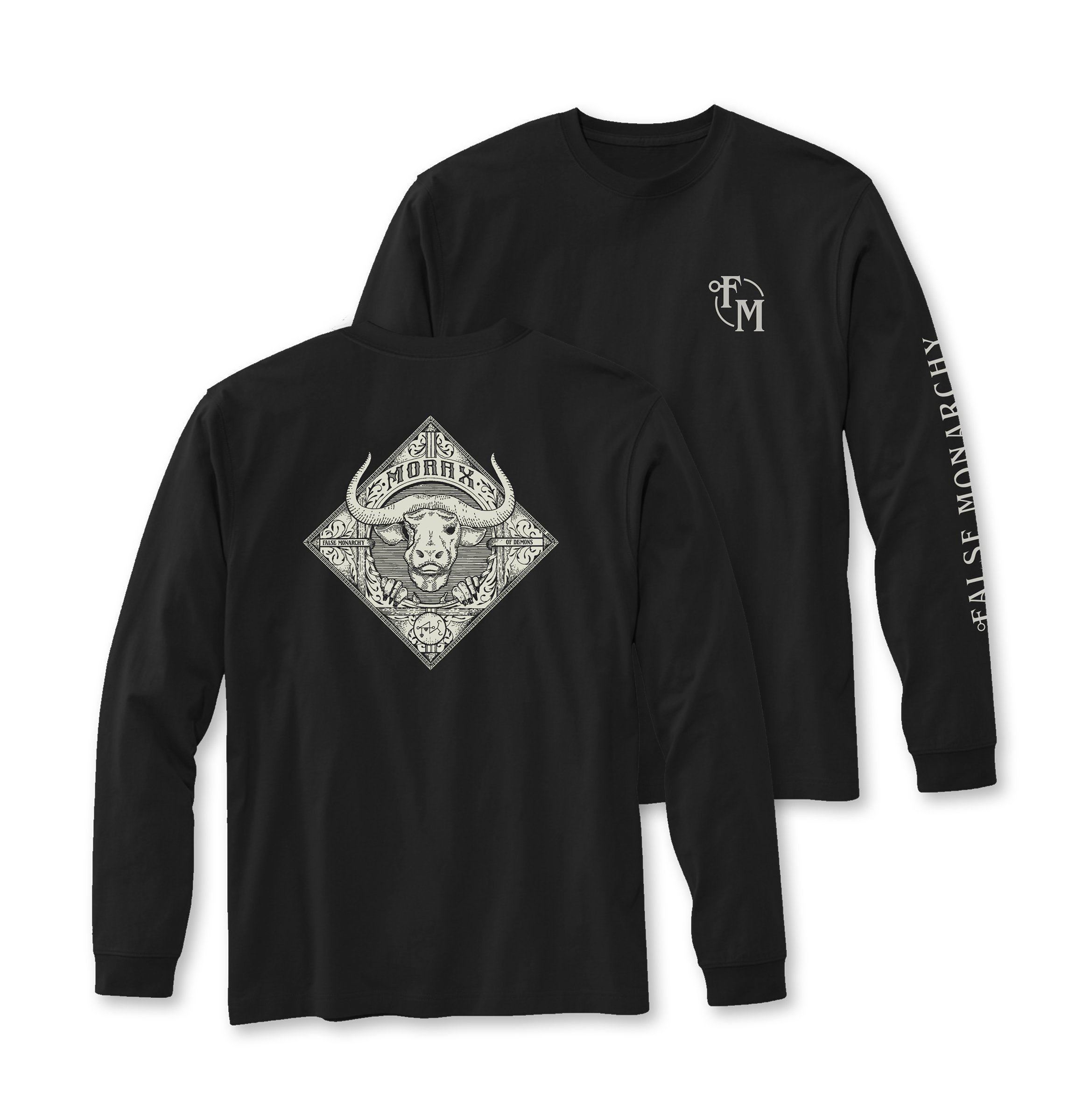 The False Monarchy casual goth apparel witchy streetwear moral long sleeve t-shirt