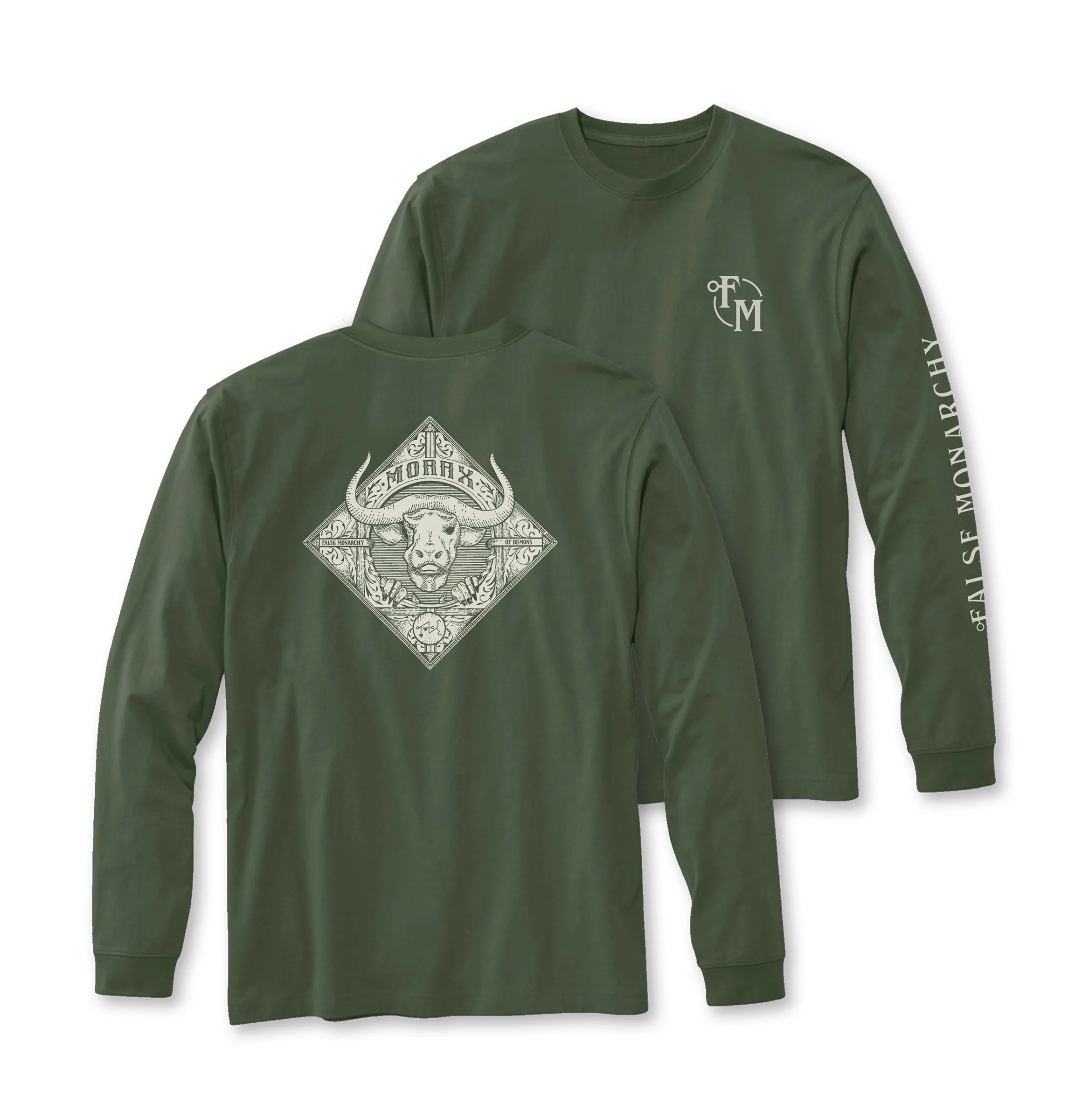 The False Monarchy casual goth apparel witchy streetwear moral long sleeve t-shirt