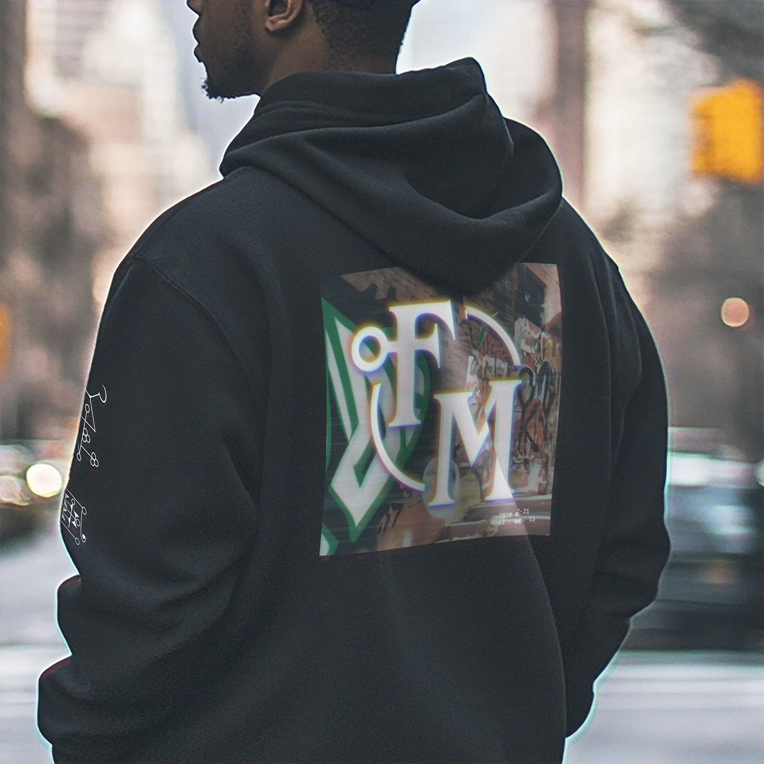 The False Monarchy occult street style fashion dark occult graphic spooky sigils hoodie