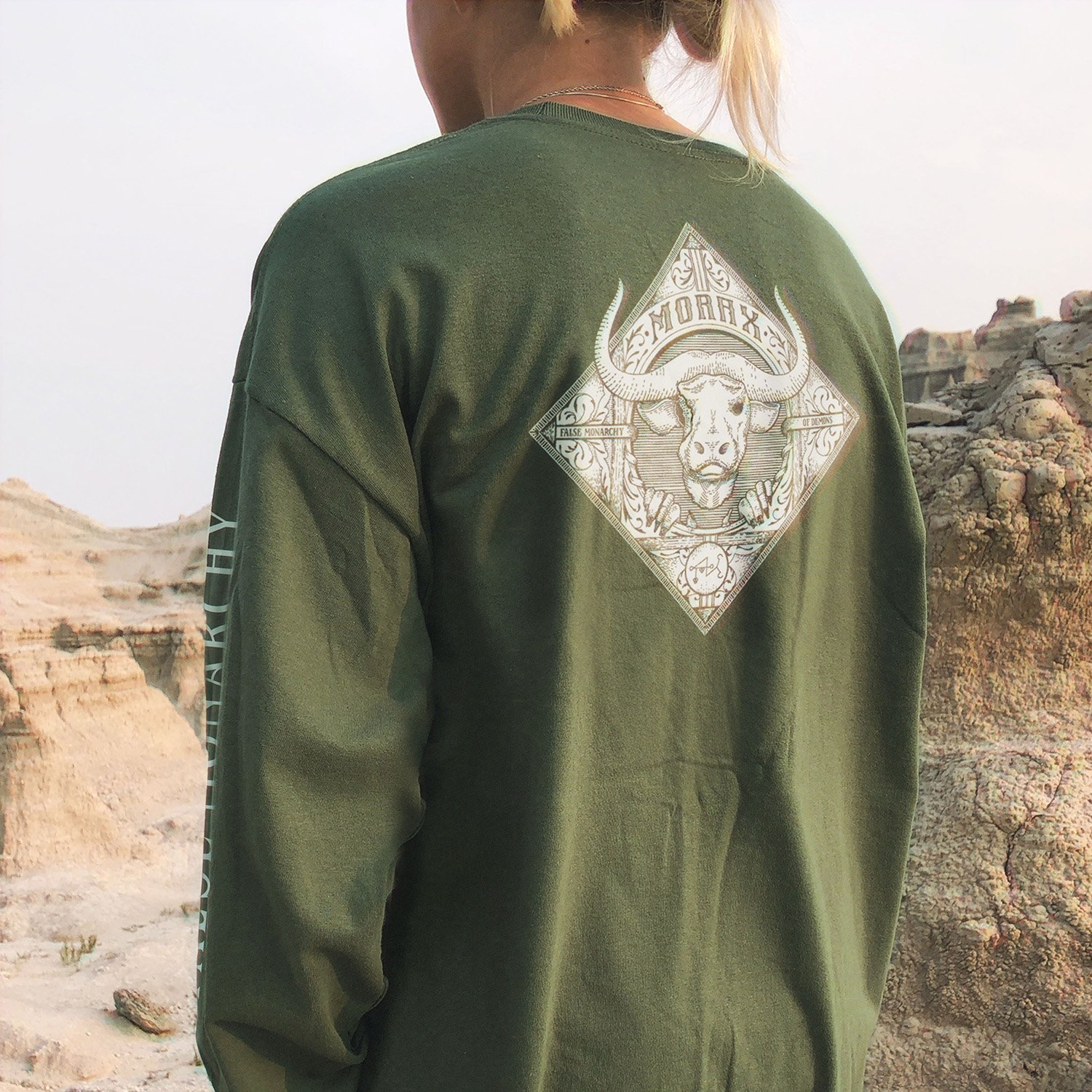 The False Monarchy casual goth apparel witchy streetwear moral long sleeve t-shirt